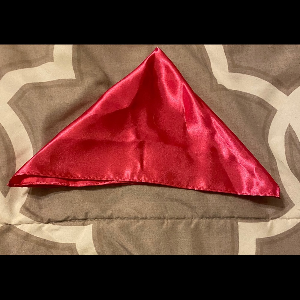 Pink classy pocket square
